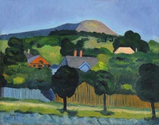 Orbán Dezső (1884-1987) French landscape, around 1910