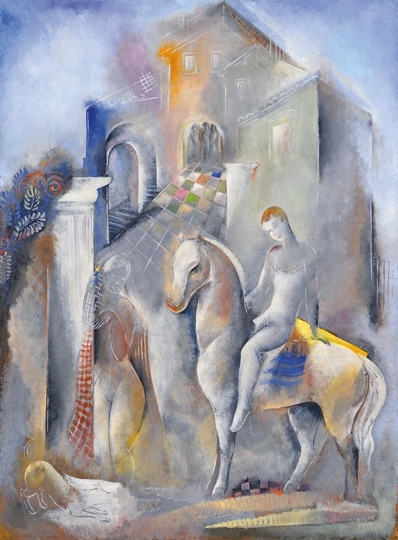 Kádár Béla (1877-1956) Nude with a horse