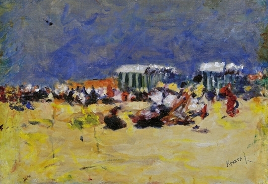 Koszta József (1861-1949) Seaside, around 1912
