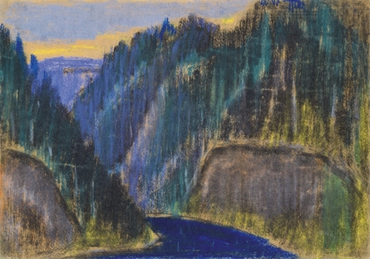 Nagy István (1873-1937) Red Lake (Highlands)