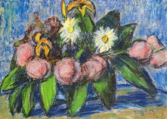 Nagy István (1873-1937) Still-life with flowers
