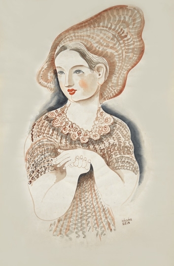 Kádár Béla (1877-1956) Female-portrait