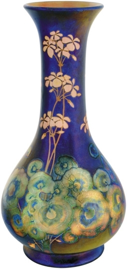 Zsolnay Virágmintás váza, 1899