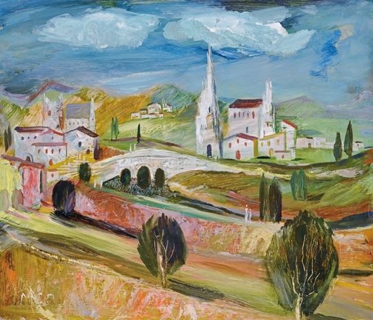 Molnár C. Pál (1894-1981) Landscape
