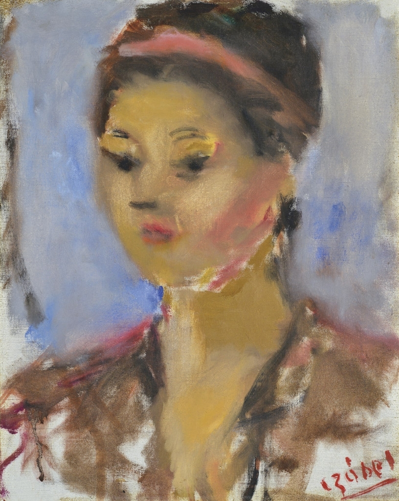 Czóbel Béla (1883-1976) Portrait of a girl