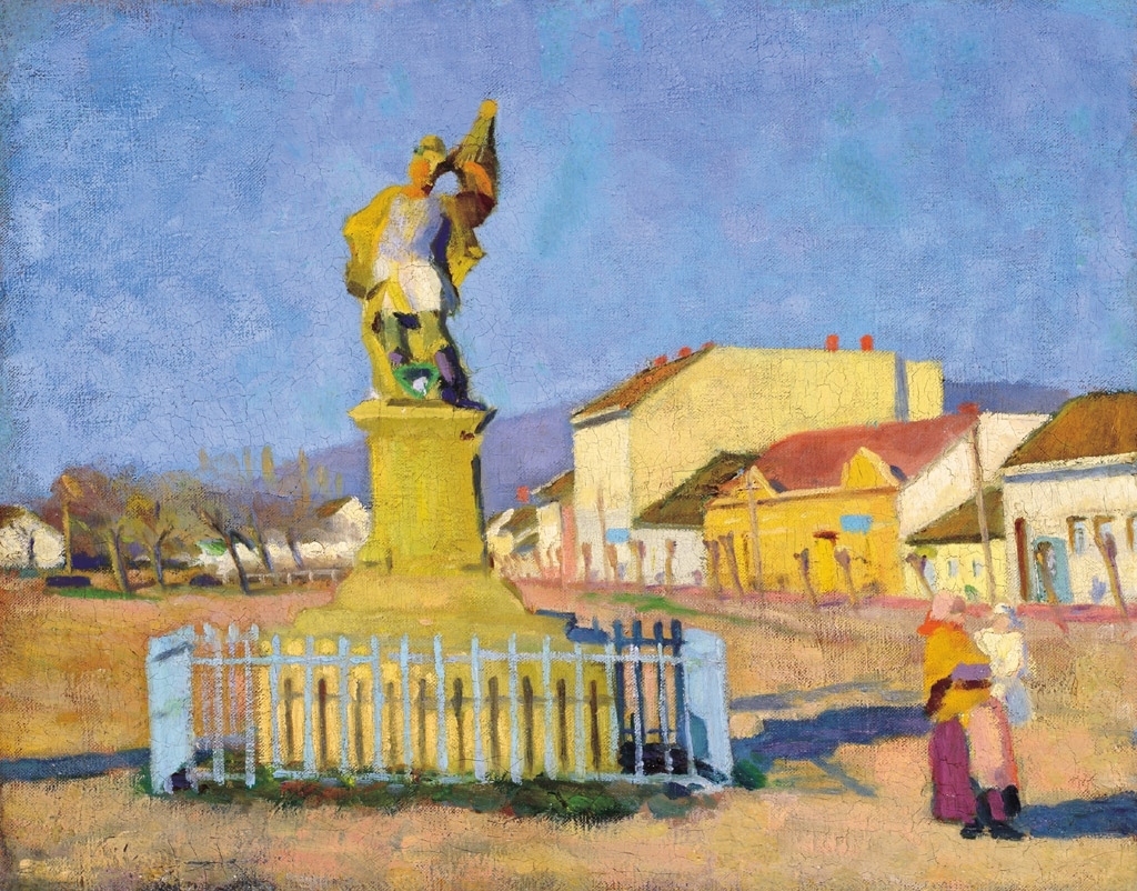 Fényes Adolf (1867-1945) Flórián tér, 1910