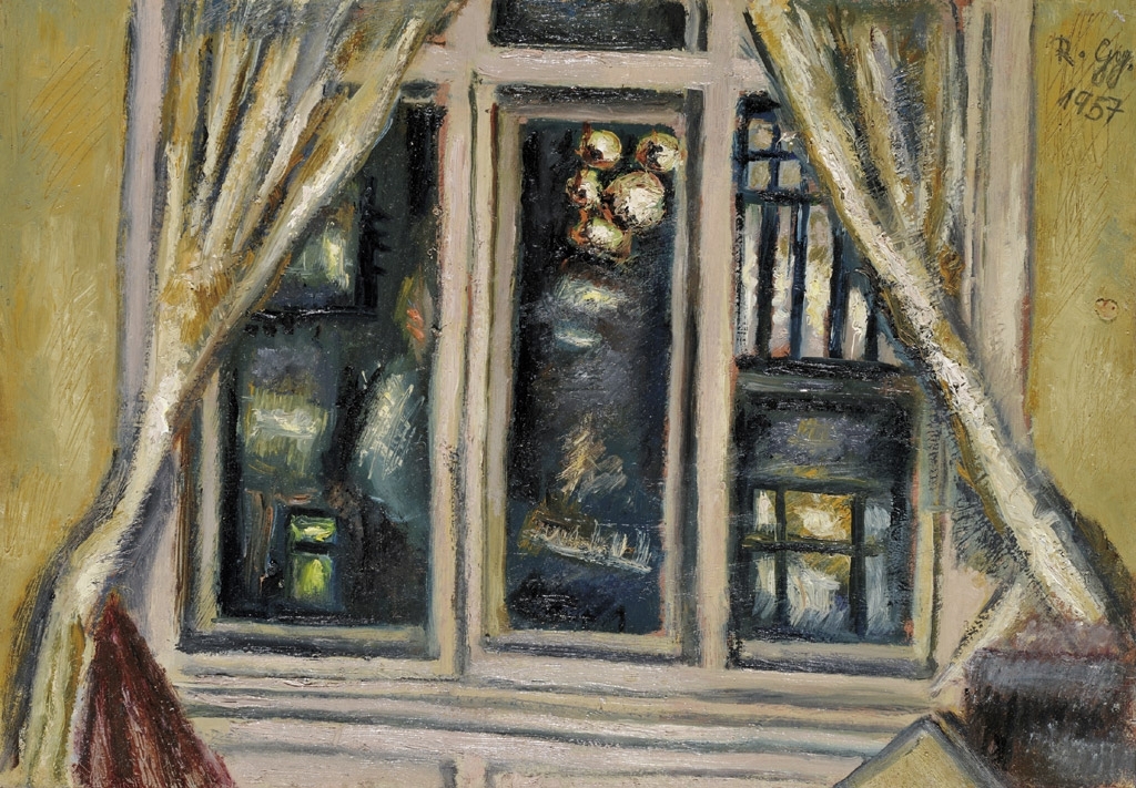 Román György (1903-1981) In the window, 1957