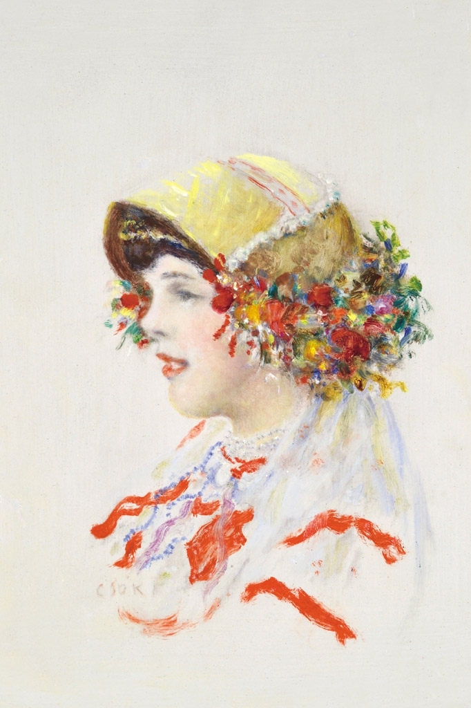 Csók István (1865-1961) Sokác lány