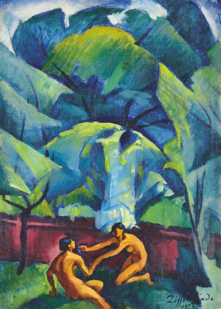 Ziffer Sándor (1880-1962) Outdoors, 1923