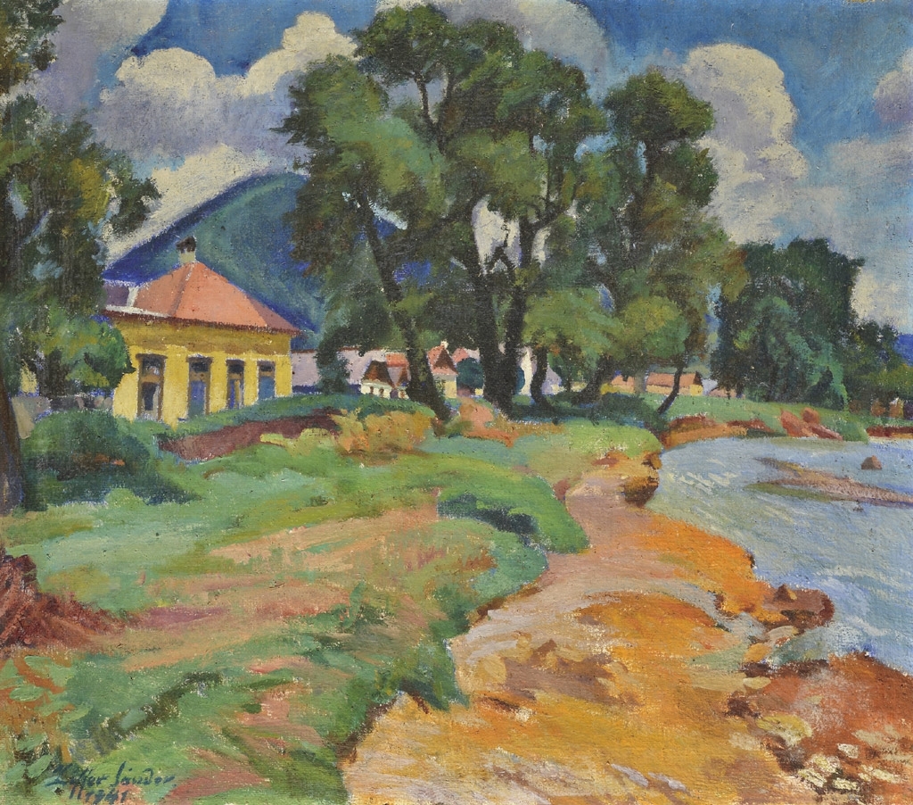 Ziffer Sándor (1880-1962) Summer at the bank of Zazar, 1941