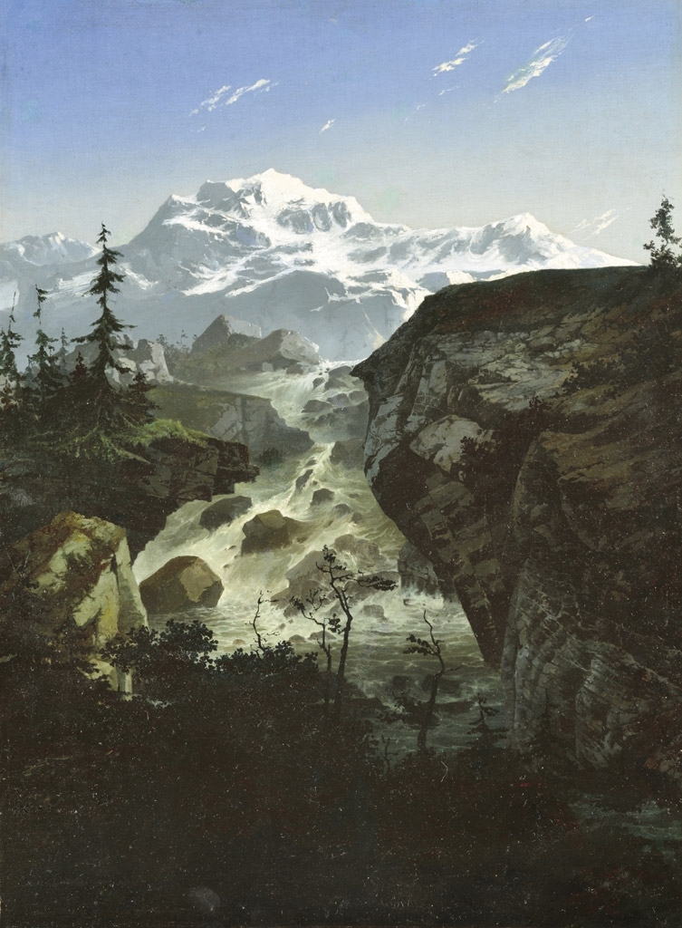 Telepy Károly (1828-1906) Alpesi táj