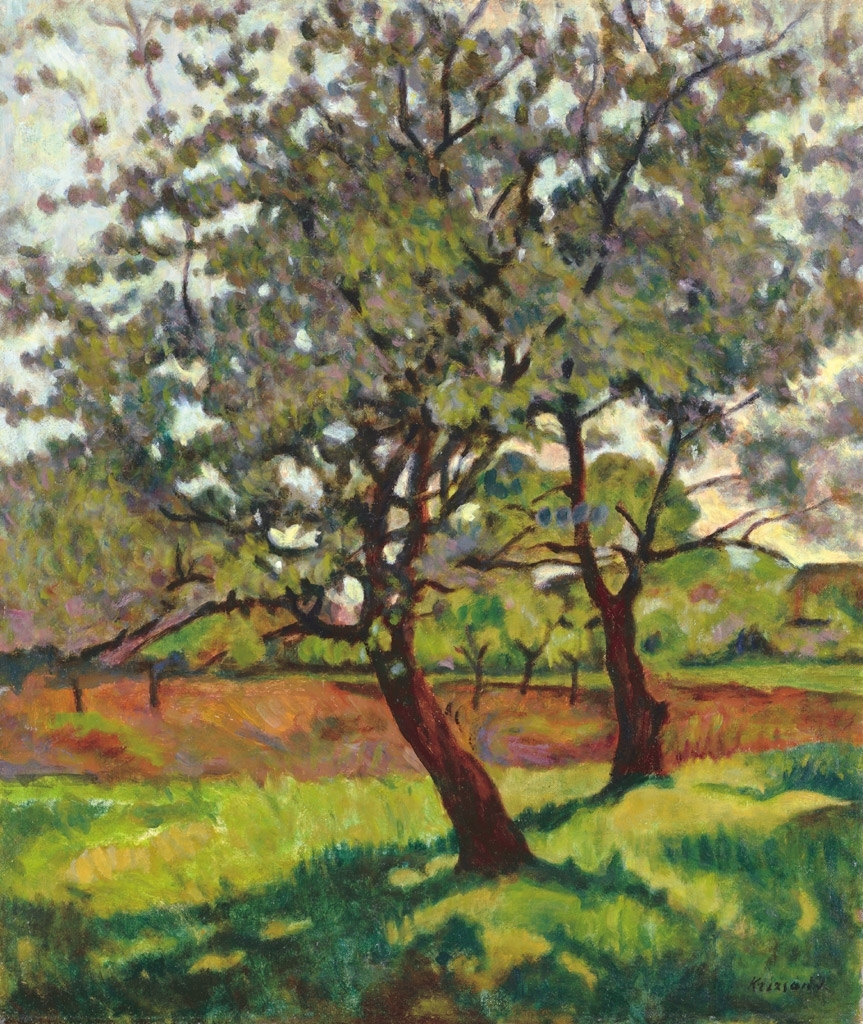 Krizsán János (1866-1948) Springtime blossom
