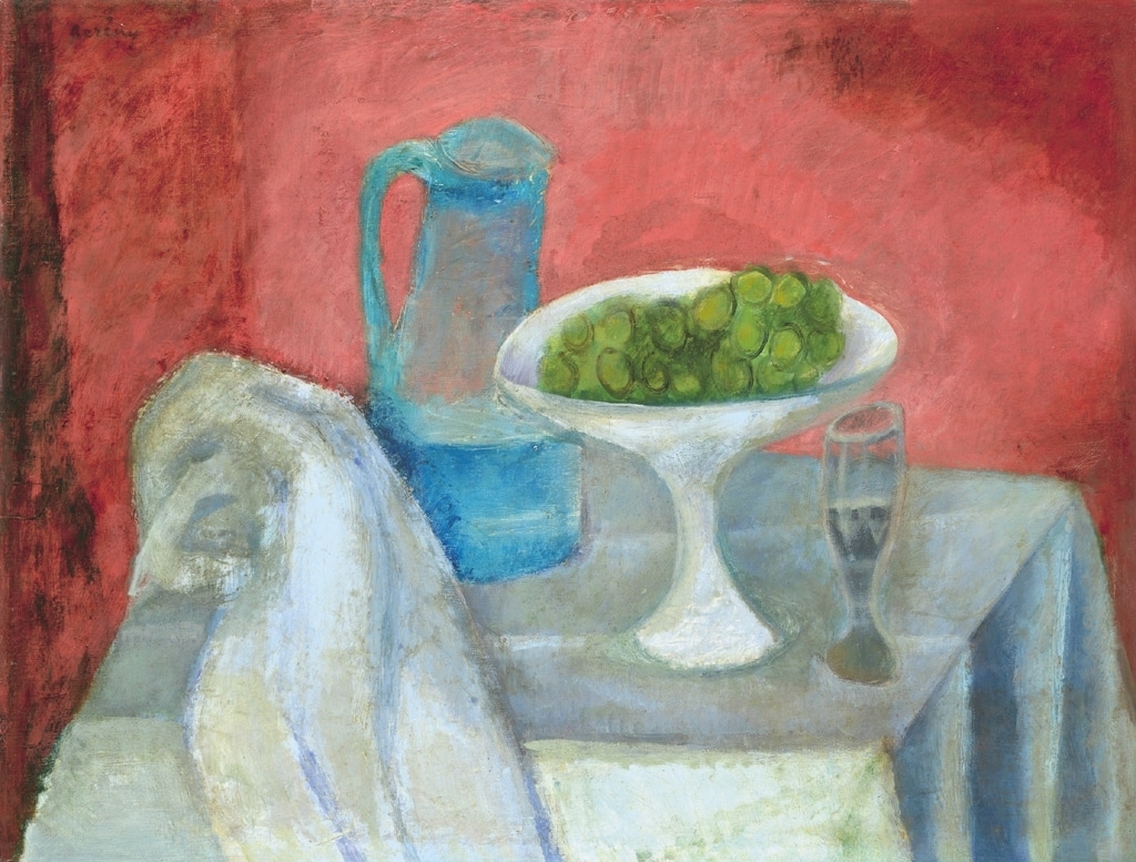 Berény Róbert (1887-1953) Still life with grapes (Still life), 1928