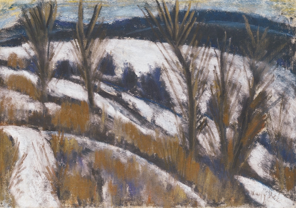 Nagy István (1873-1937) Hillside in Winter