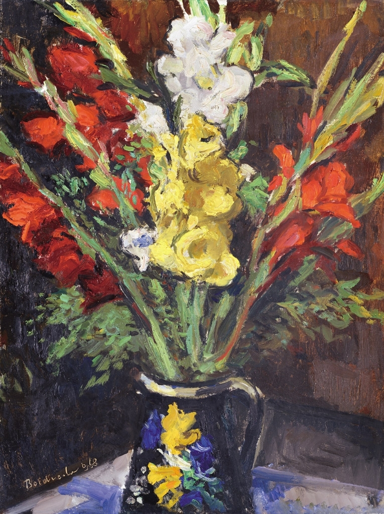 Boldizsár István (1897-1984) Flowers in a pot, 1948