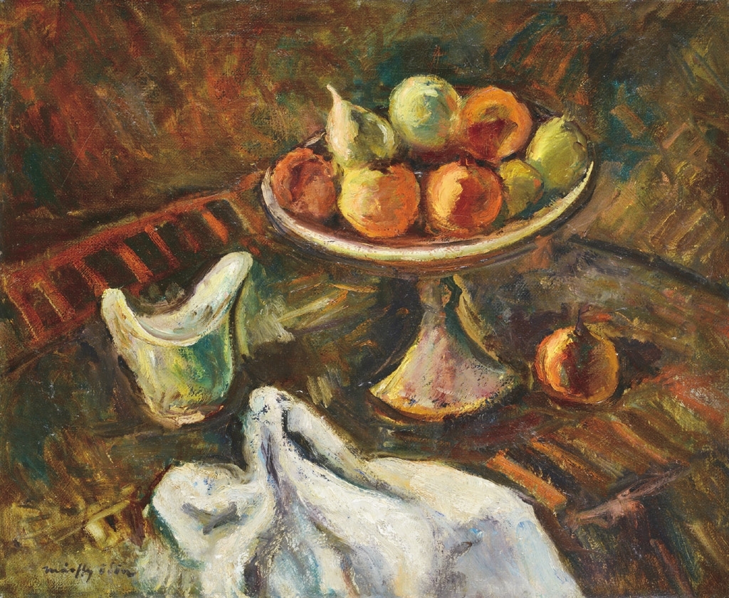 Márffy Ödön (1878-1959) Gyümölcsös csendélet, 1910 körül