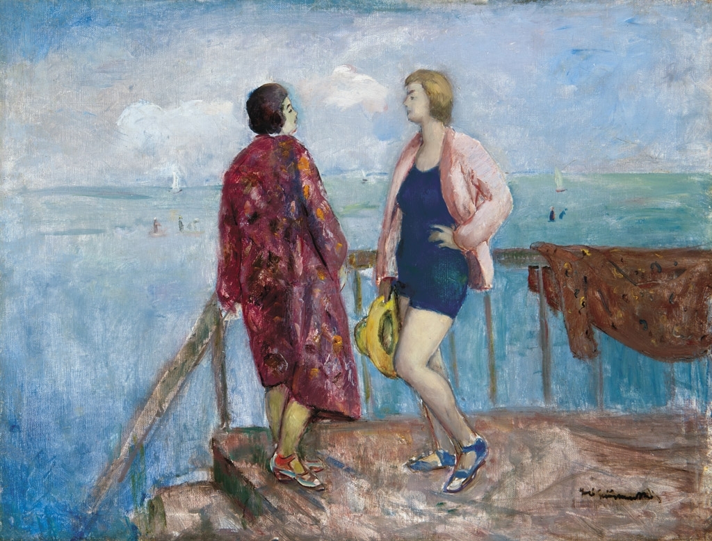 Iványi Grünwald Béla (1867-1940) Bathers at Lake Balaton