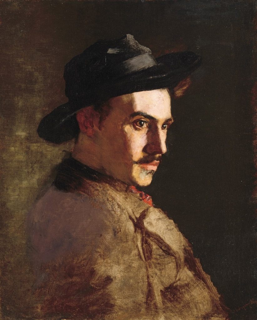 Mednyánszky László (1852-1919) Portrait of a man
