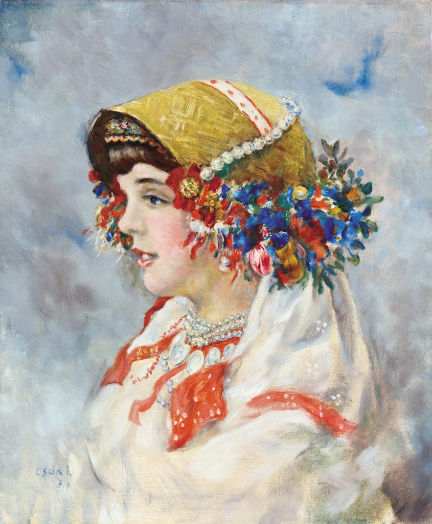 Csók István (1865-1961) Sokci girl