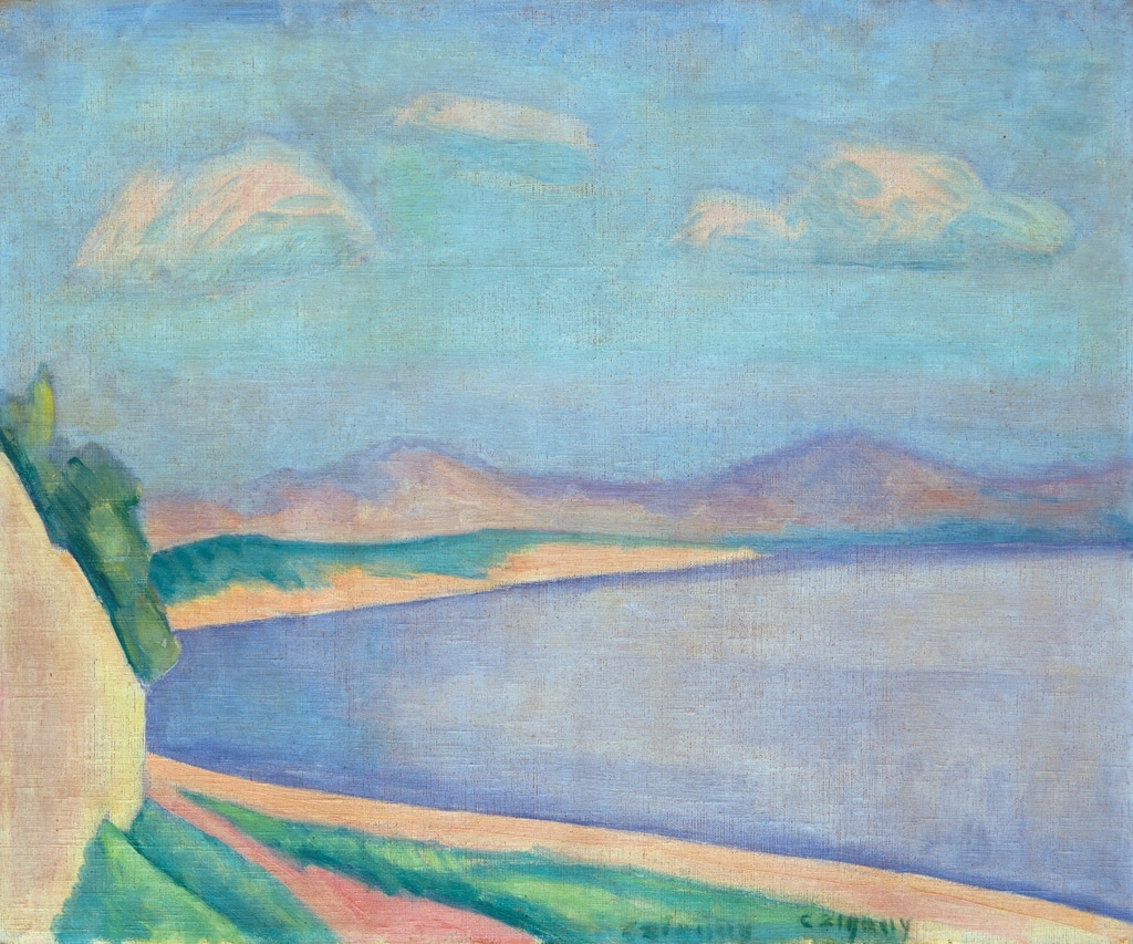Czigány Dezső (1883-1938) Southern-French landscape