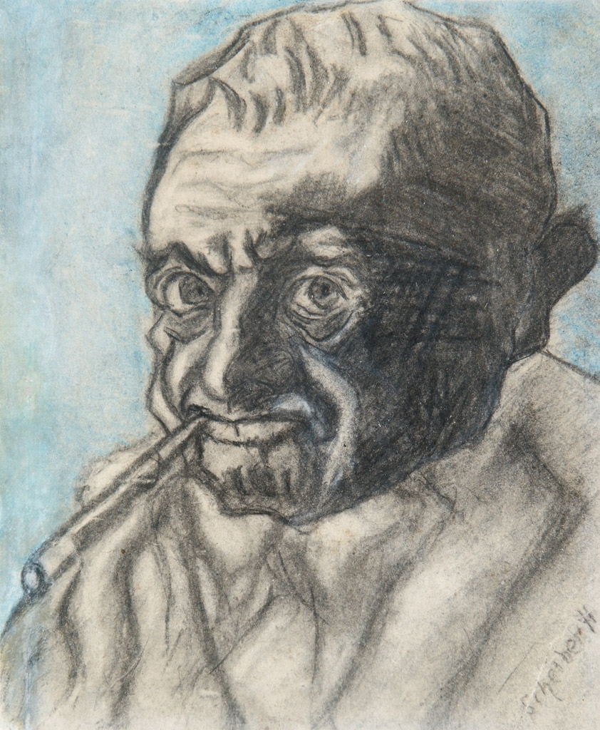 Scheiber Hugó férfi portré