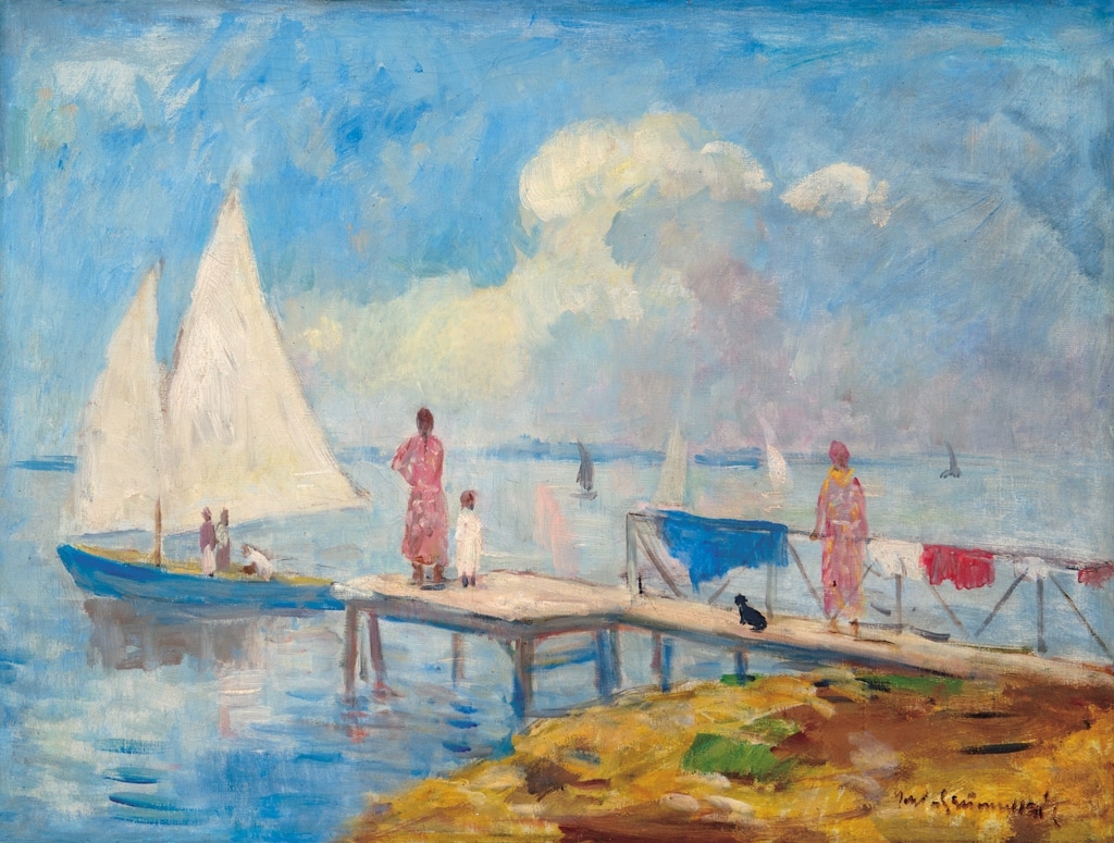 Iványi Grünwald Béla (1867-1940) Summer in Lake Balaton