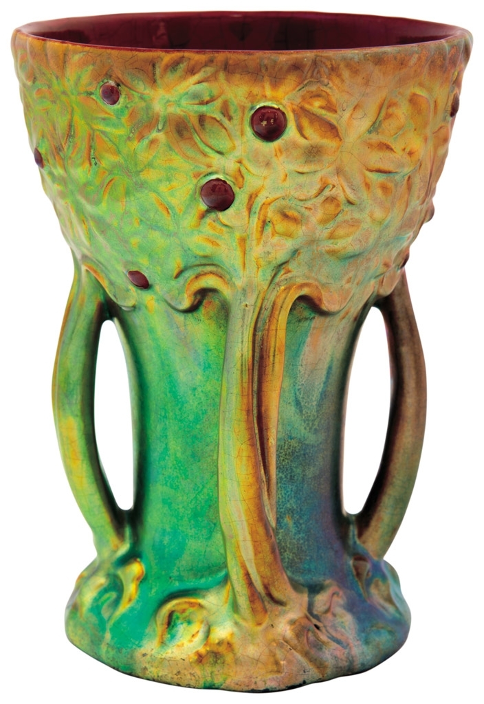 Zsolnay Chalice with the Tree of Life, Zsolnay, around 1900