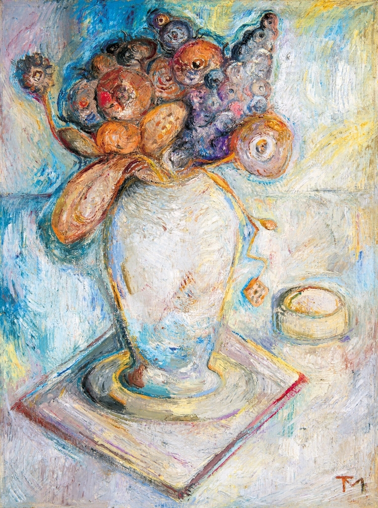 Tóth Menyhért (1904-1980) Still life in a vase