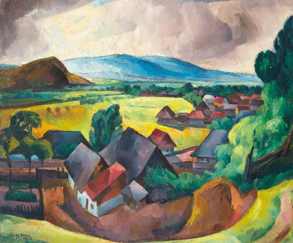 Nagy Imre (Zsögödi) (1893-1976) End of the village, 1928