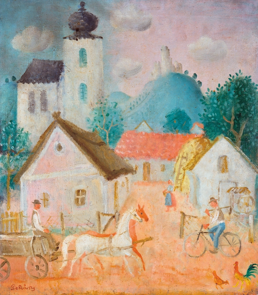 Pekáry István (1905-1981) Morning at the countryside