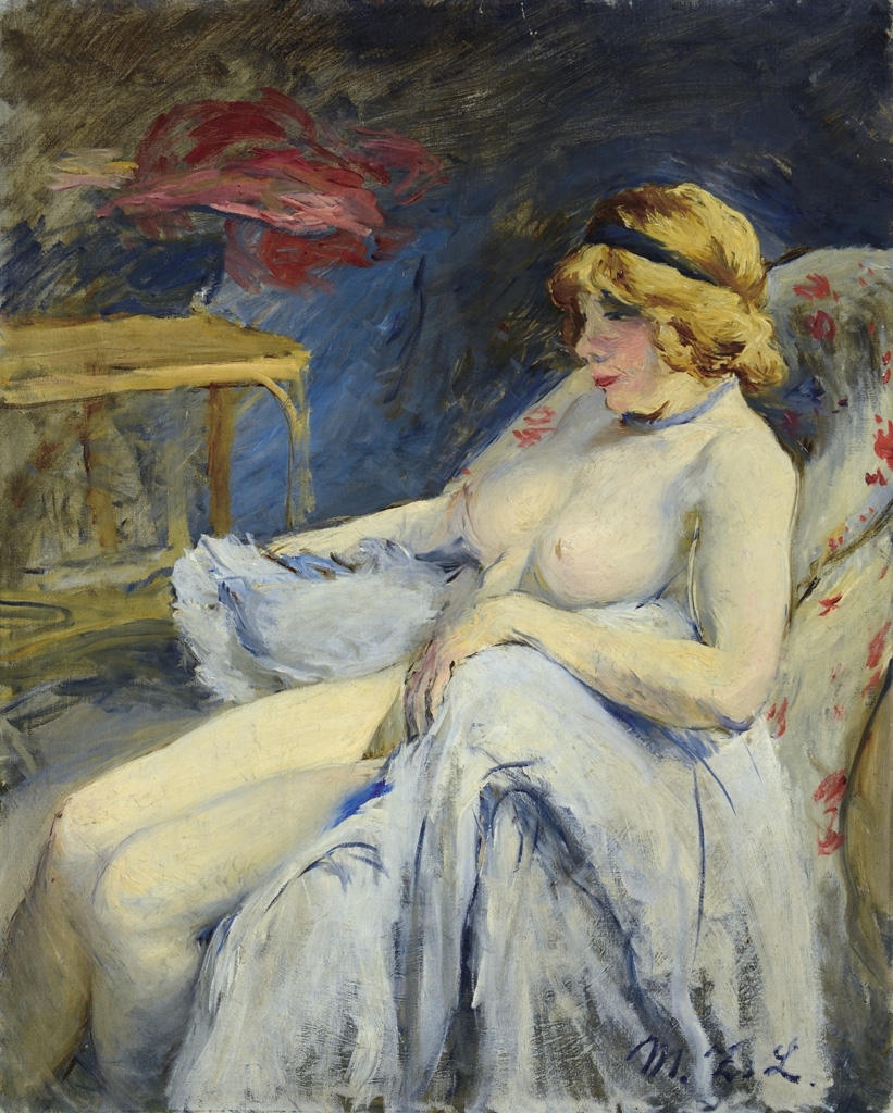 Mattyasovszky Zsolnay László (1885-1935) Sitting Woman (Paris, 1914)