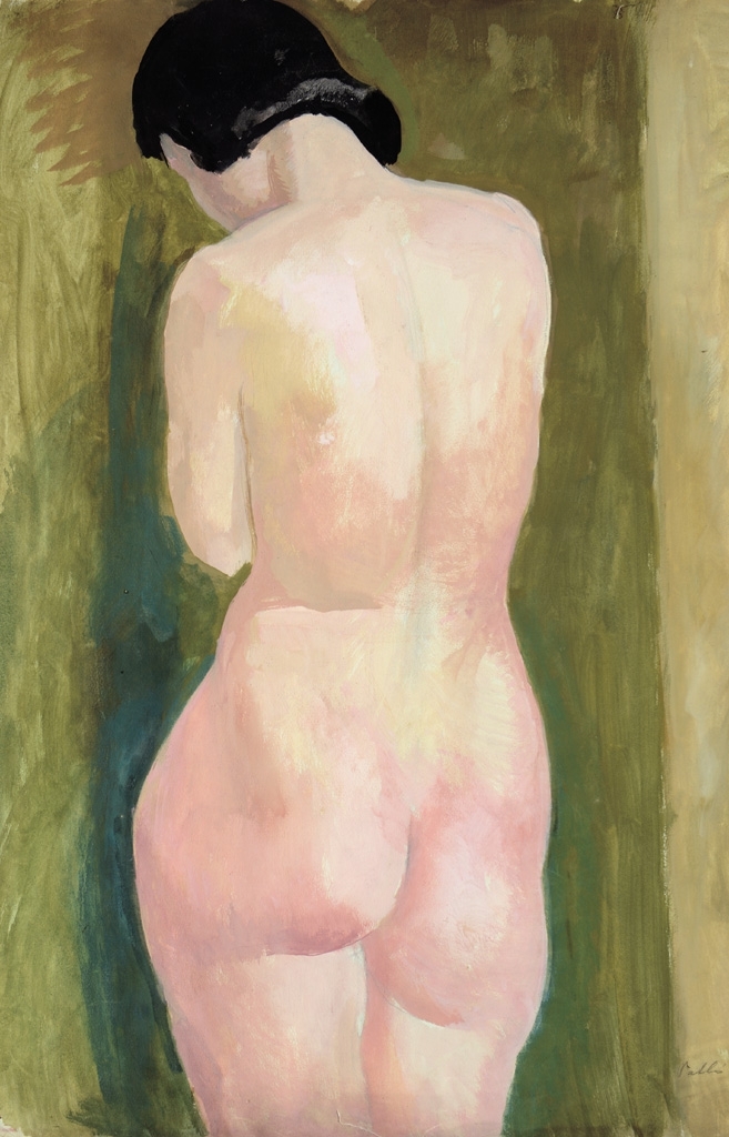 Patkó Károly (1895-1941) Female back nude