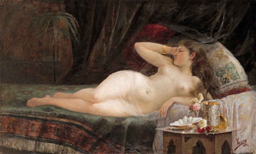 Koszta József (1861-1949) Lying Nude, 1890