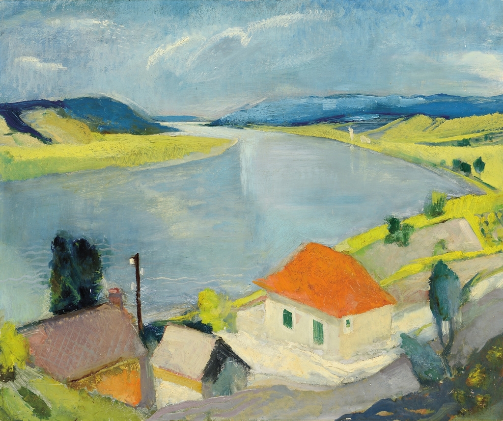 Szőnyi István (1894-1960) Zebegény napsütésben, 1931