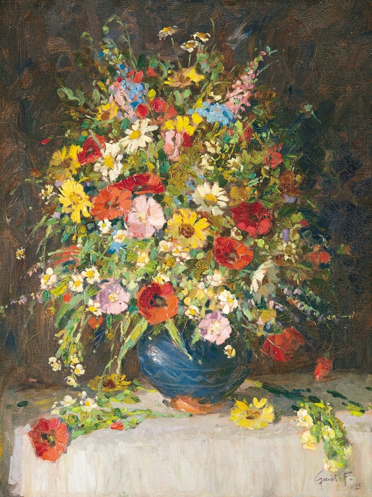 Gaál Ferenc (1891-1956) Virágcsendélet, 1928