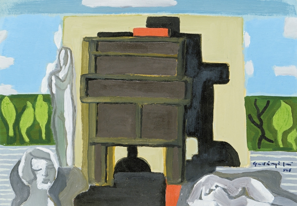 Gadányi Jenő (1896-1960) Image elements I., 1948