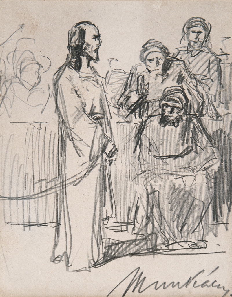 Munkácsy Mihály (1844-1900) Christ before Pilate