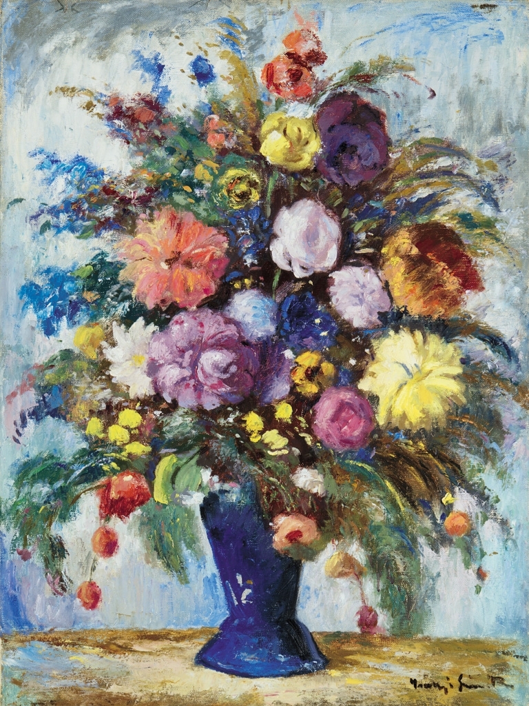 Iványi Grünwald Béla (1867-1940) Still Life with Flowers