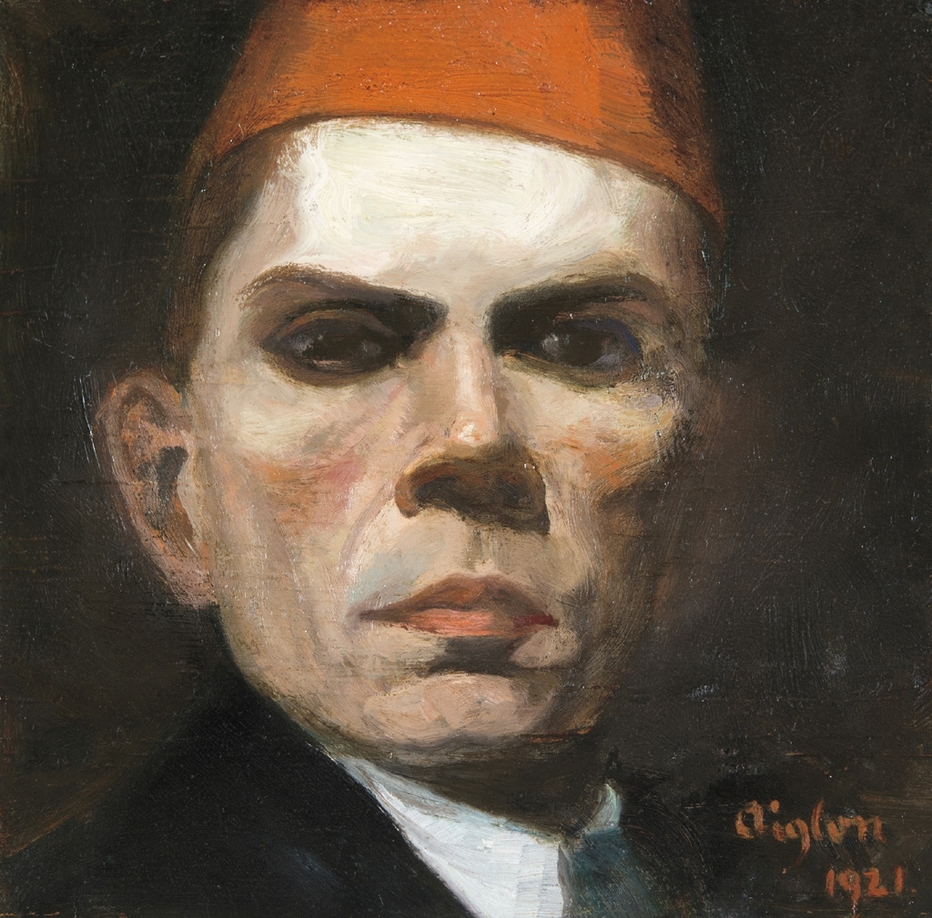 Sassy Attila (1880-1967) Önarckép, 1921