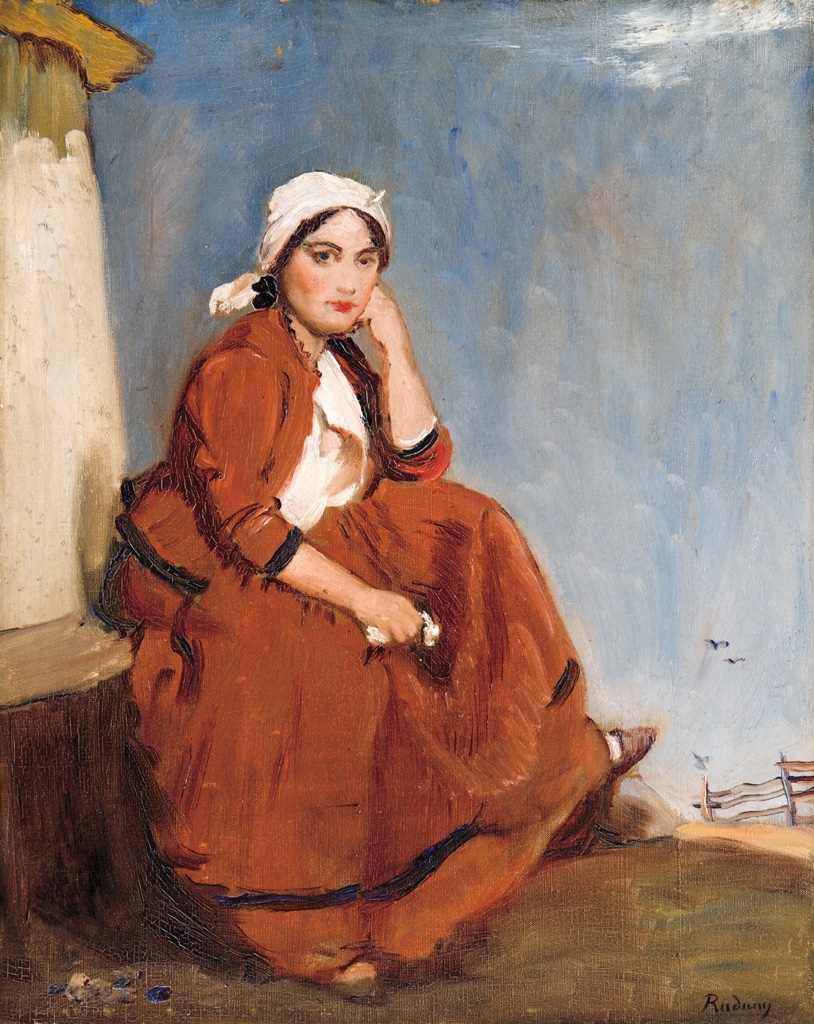 Rudnay Gyula (1878-1957) Nő tájban