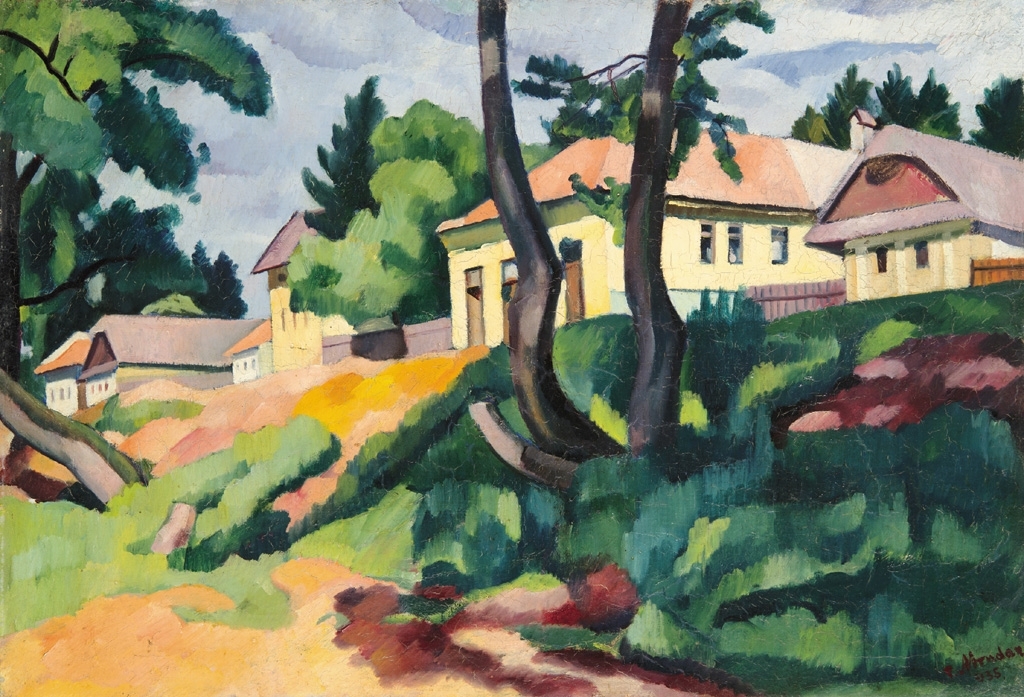 Abrudan, Petre (1907-1979) View of Baia Mare, 1935