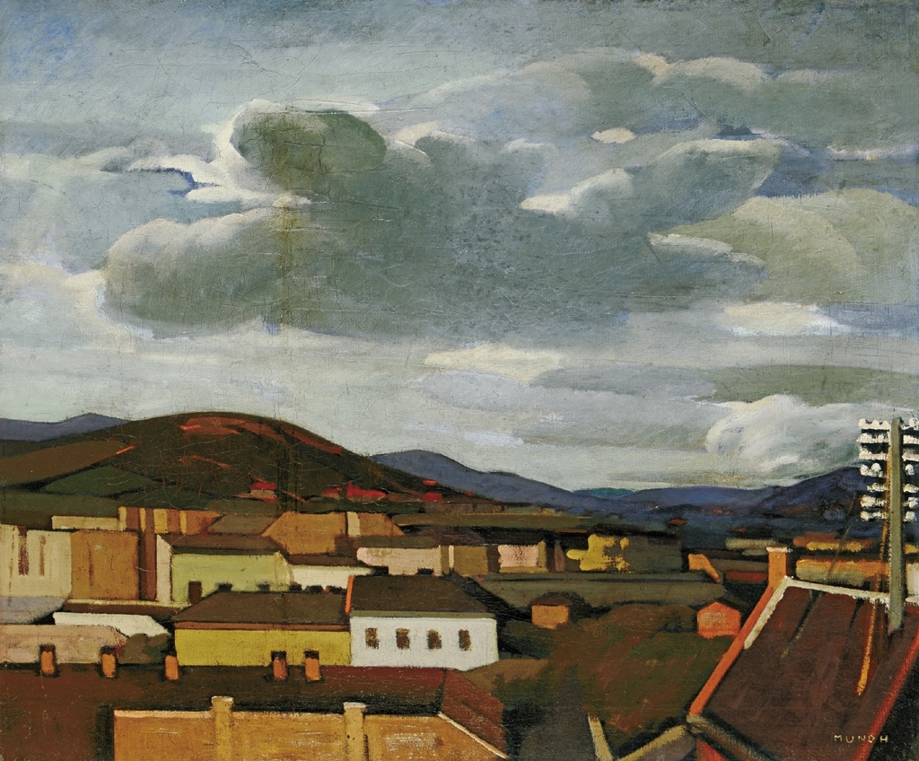 Mund Hugó (1892-1962) Cityscape