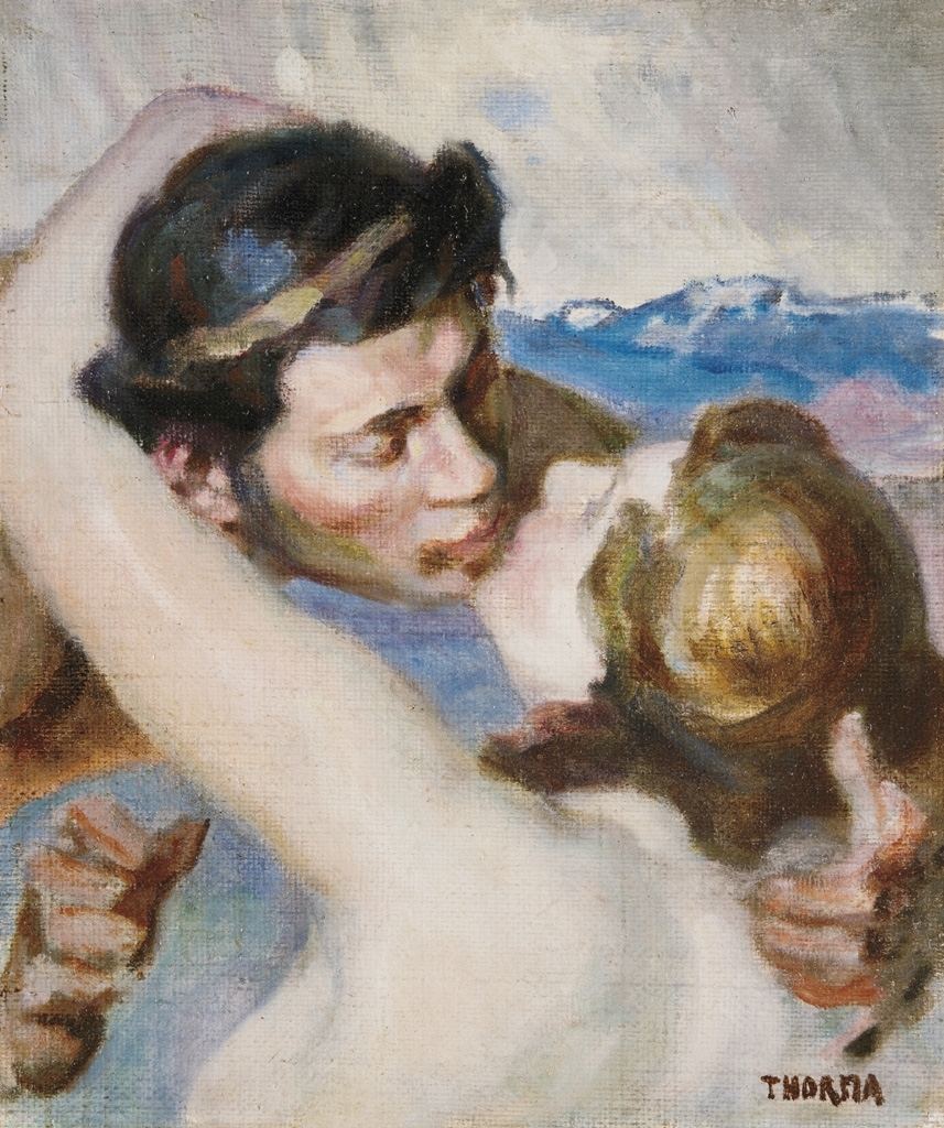 Thorma János (1870-1937) Csók (Zeusz és Dioné)