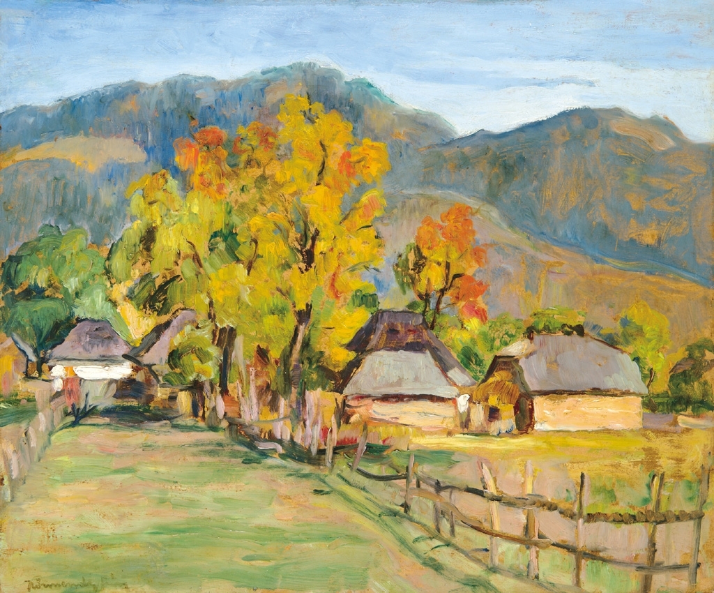 Körmendi Frimm Ervin (1885-1939) Landscape at Autumn