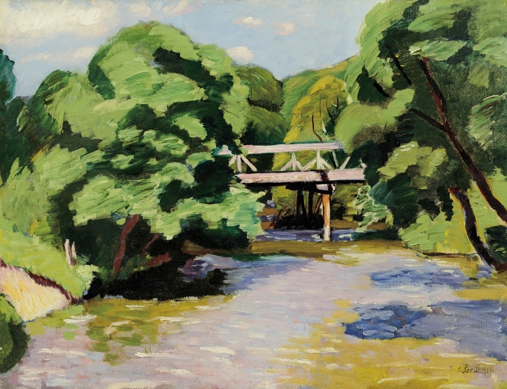 Pór Bertalan (1880-1964) Shady Riverside, 1909