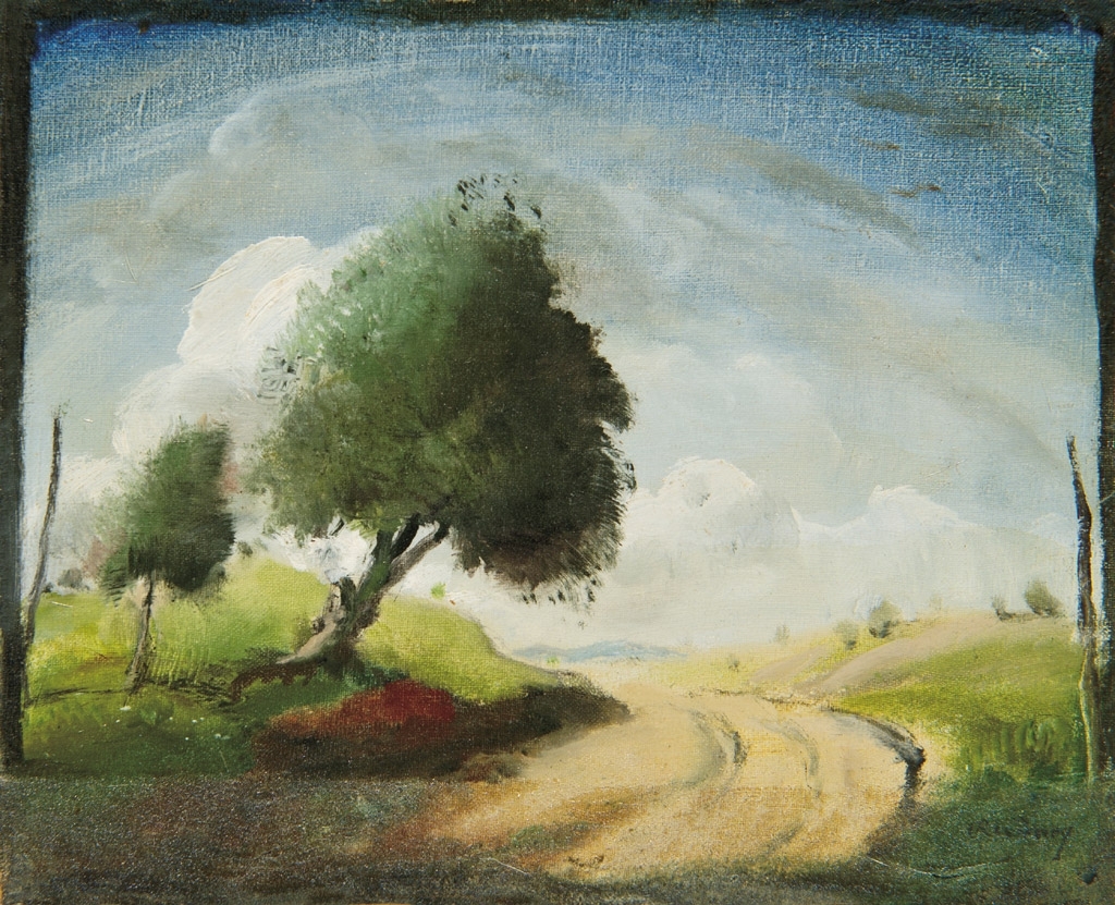 Rudnay Gyula (1878-1957) View of Bábony