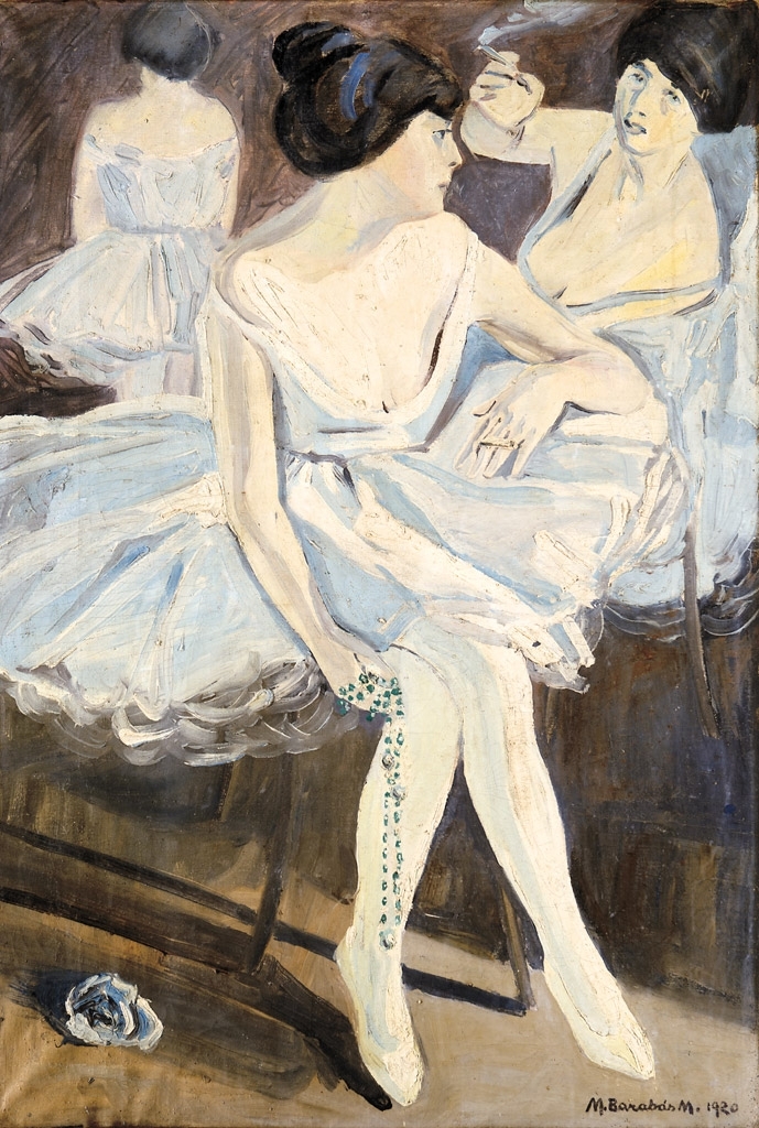 Barabás Márton (Márkusfalvi, M.) Pusztasöreg, 1893 - Toronto, 1974 Ballet-dancers, 1920