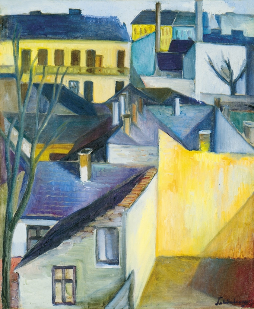 Schönberger Armand (1885-1974) Város