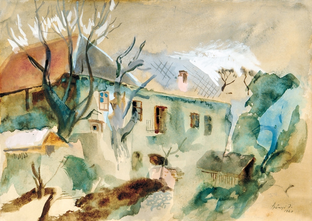 Szőnyi István (1894-1960) Garden, 1940