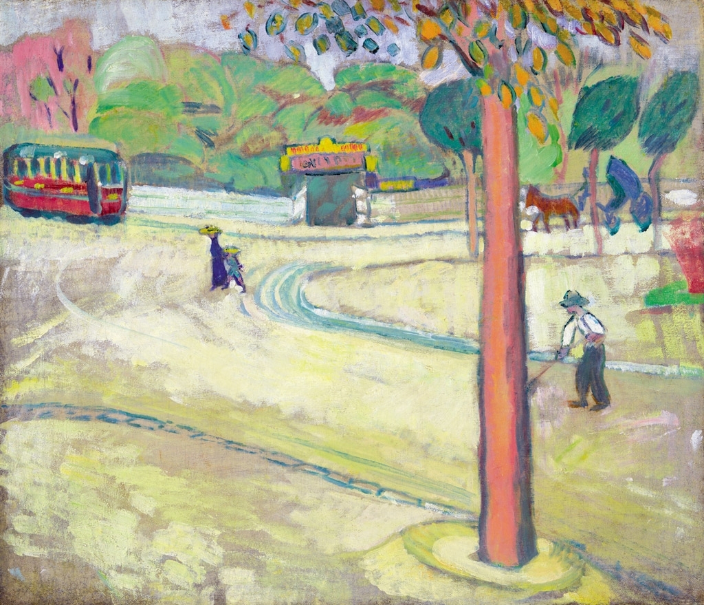 Gyenes Gitta (1888-1960) Tram, 1910